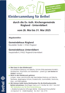 Kleidersammlung